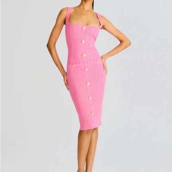 Retrofete Dresses & Skirts - Retrofete Pink Midi Dress